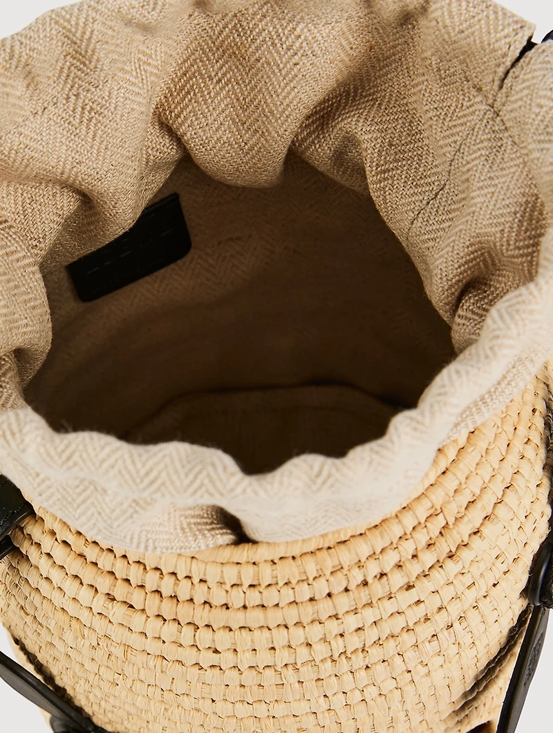 Loewe x Paula's Ibiza Beehive Raffia Crossbody Bag