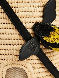 Loewe x Paula's Ibiza Beehive Raffia Crossbody Bag