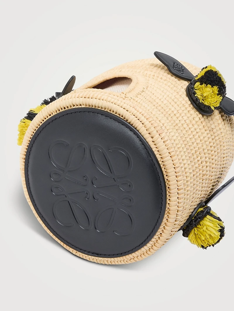 Loewe x Paula's Ibiza Beehive Raffia Crossbody Bag