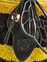 Loewe x Paula's Ibiza Bee Raffia Crossbody Bag