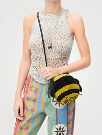 Loewe x Paula's Ibiza Bee Raffia Crossbody Bag
