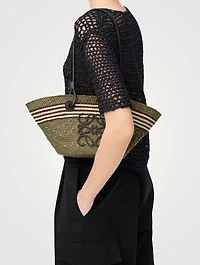 Loewe x Paula's Ibiza Small Anagram Basket Bag