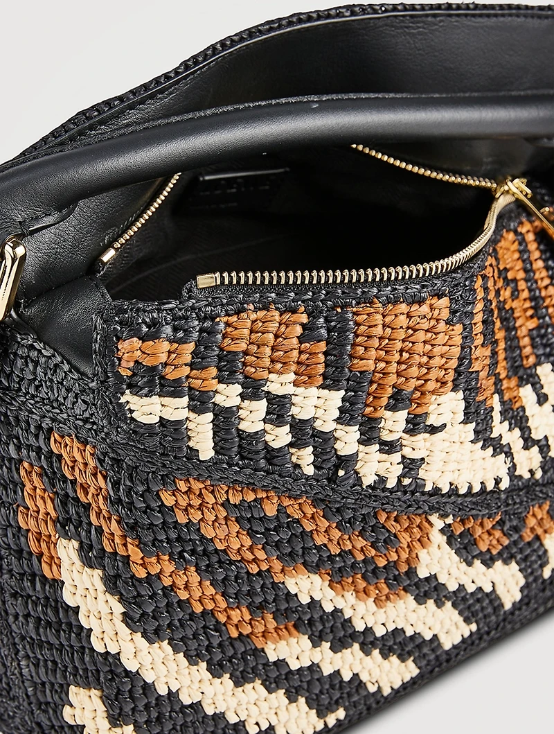 Loewe x Paula's Ibiza Small Puzzle Edge Raffia Bag