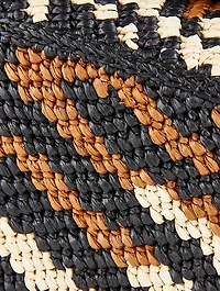 Loewe x Paula's Ibiza Small Puzzle Edge Raffia Bag