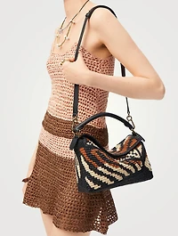 Loewe x Paula's Ibiza Small Puzzle Edge Raffia Bag