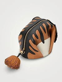 Loewe x Paula's Ibiza Tiger Leather Crossbody Bag