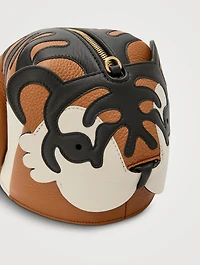Loewe x Paula's Ibiza Tiger Leather Crossbody Bag