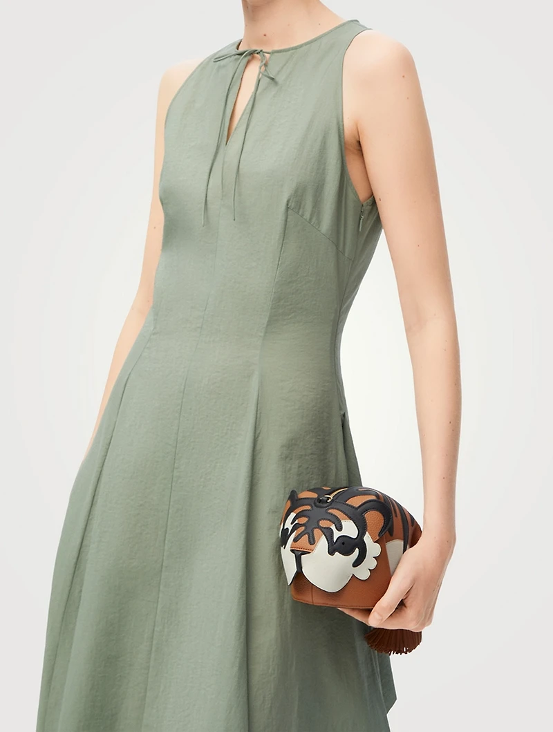 Loewe x Paula's Ibiza Tiger Leather Crossbody Bag