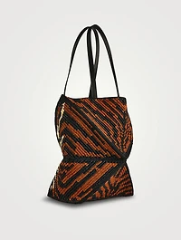 Loewe x Paula's Ibiza Medium Puzzle Fold Raffia Tote Bag