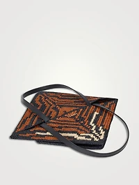 Loewe x Paula's Ibiza Medium Puzzle Fold Raffia Tote Bag