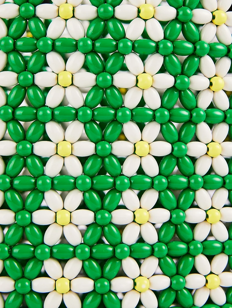 Loewe x Paula's Ibiza Mini Floral Beaded Tote Bag