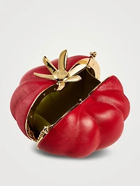 Loewe x Paula's Ibiza Tomato Leather Clutch