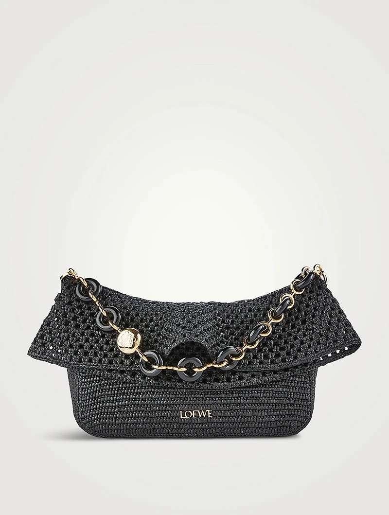 Loewe x Paula's Ibiza Small Ola Raffia Shoulder Bag
