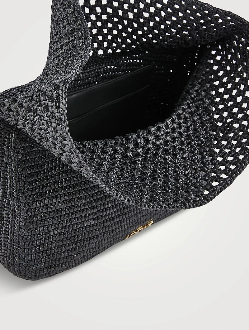 Loewe x Paula's Ibiza Small Ola Raffia Shoulder Bag