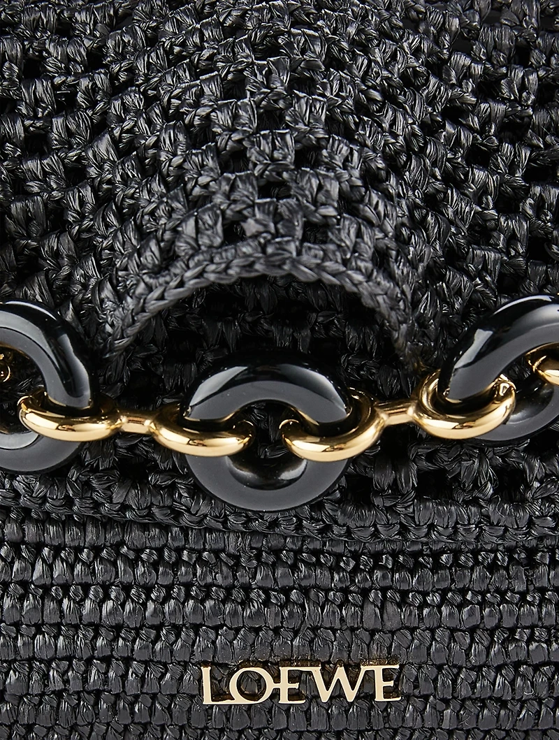 Loewe x Paula's Ibiza Small Ola Raffia Shoulder Bag