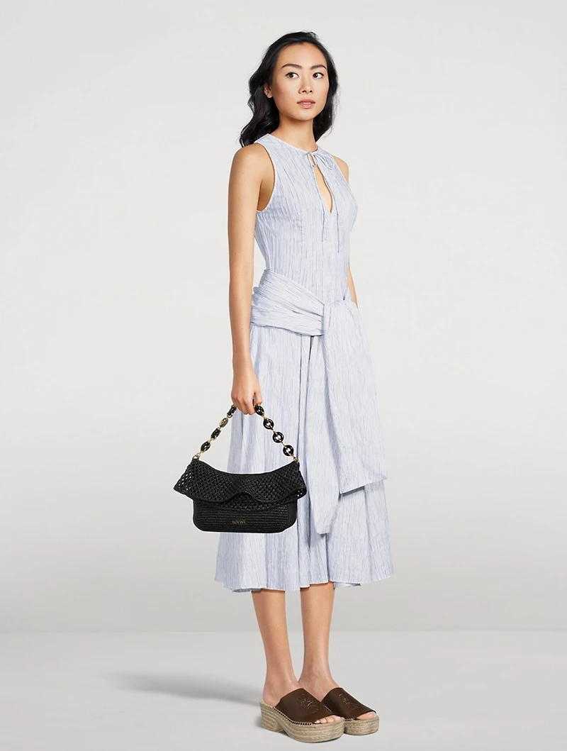 Loewe x Paula's Ibiza Small Ola Raffia Shoulder Bag