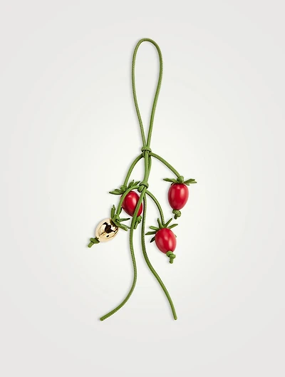 Loewe x Paula's Ibiza Tomato Branch Leather Bag Charm