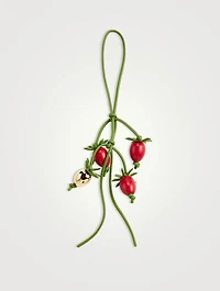 Loewe x Paula's Ibiza Tomato Branch Leather Bag Charm