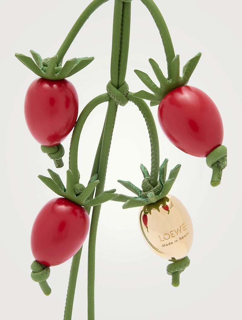 Loewe x Paula's Ibiza Tomato Branch Leather Bag Charm