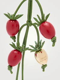 Loewe x Paula's Ibiza Tomato Branch Leather Bag Charm