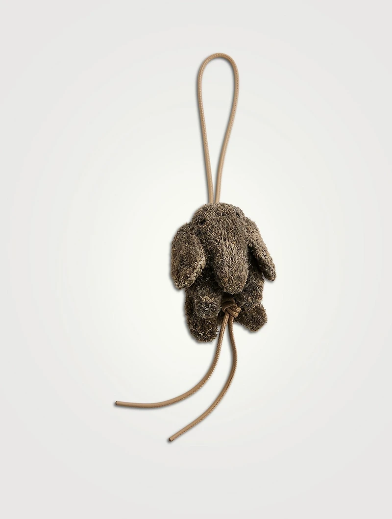 Loewe x Paula's Ibiza Elephant Raffia Bag Charm
