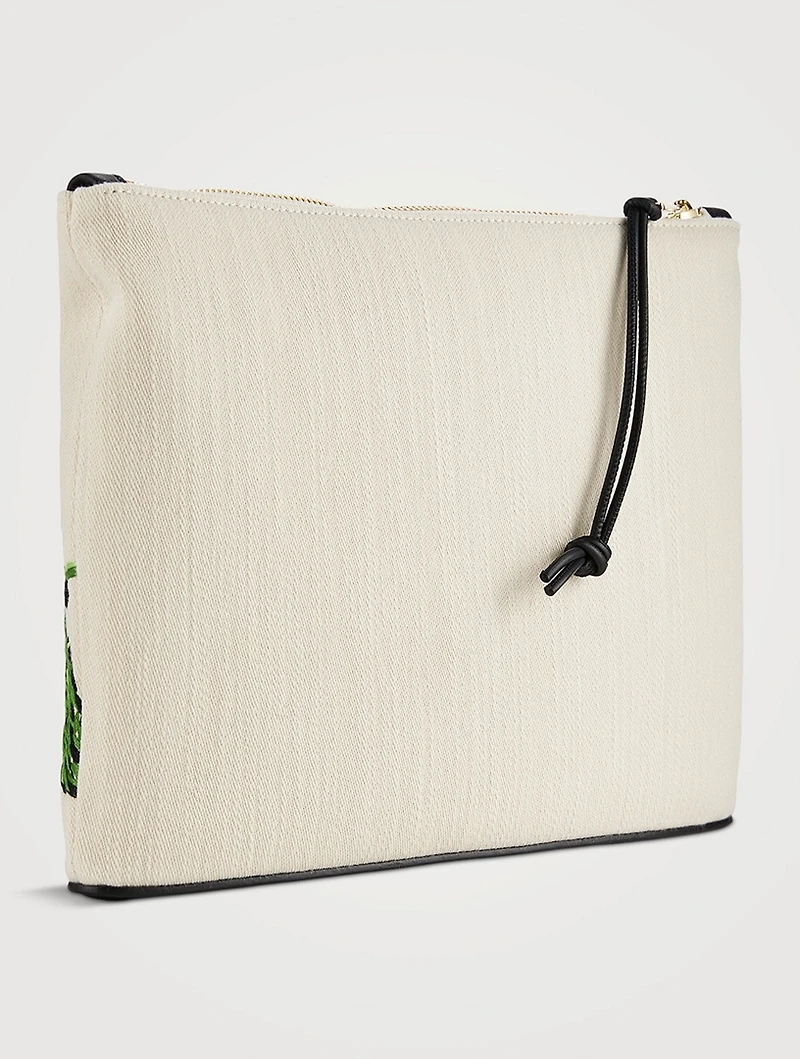 Loewe x Paula's Ibiza Medium Denim Pouch