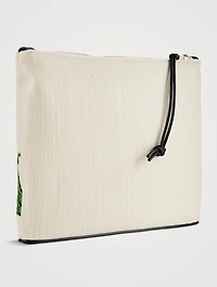 Loewe x Paula's Ibiza Medium Denim Pouch