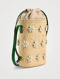 Loewe x Paula's Ibiza Anagram Beaded Raffia Crossbody Bag