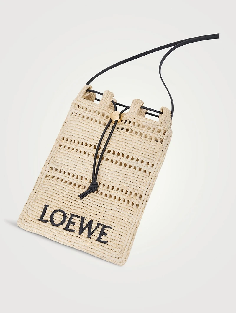Loewe x Paula's Ibiza Raffia Crossbody Bag