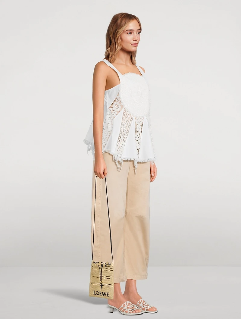 Loewe x Paula's Ibiza Raffia Crossbody Bag