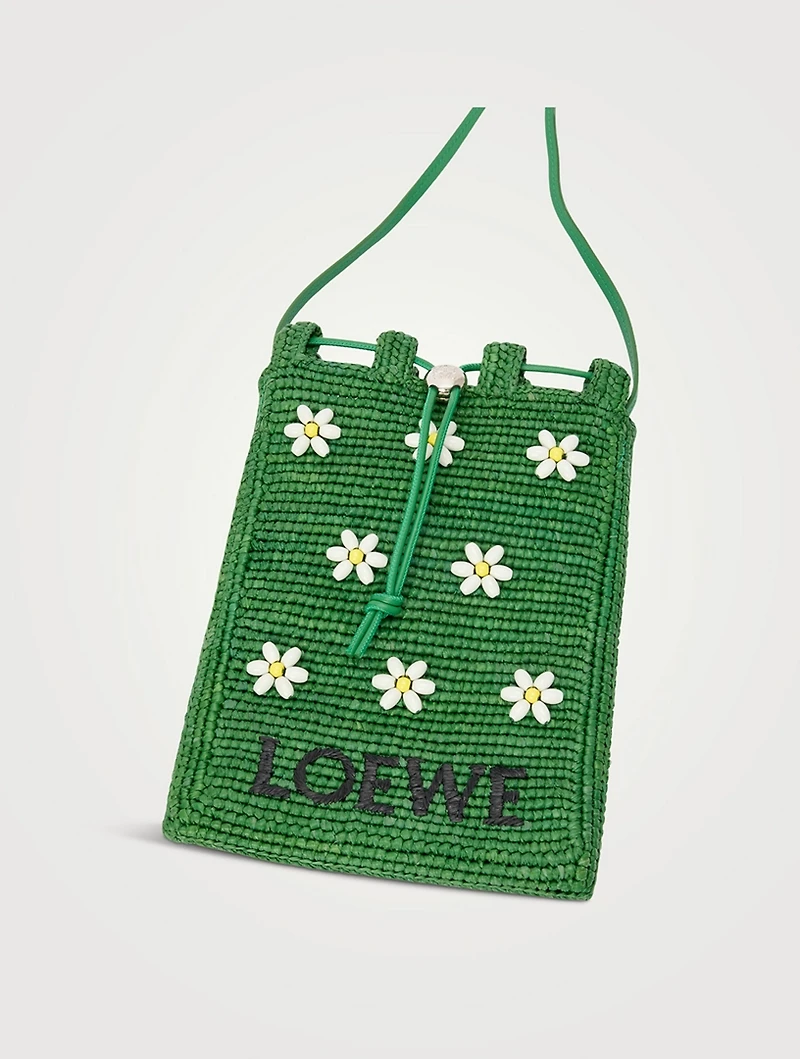 Loewe x Paula's Ibiza Beaded Raffia Crossbody Bag