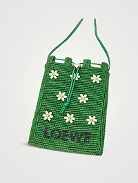 Loewe x Paula's Ibiza Beaded Raffia Crossbody Bag