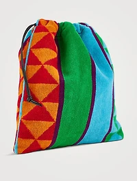 Loewe x Paula's Ibiza Terry Drawstring Pouch