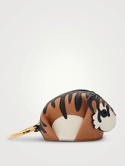 Loewe x Paula's Ibiza Tiger Leather Charm Coin Pouch