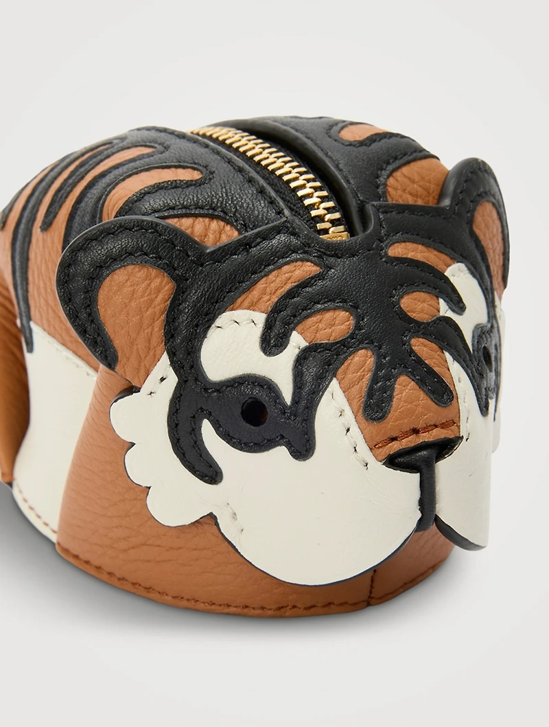 Loewe x Paula's Ibiza Tiger Leather Charm Coin Pouch