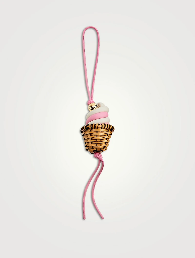 Loewe x Paula's Ibiza Ice Cream Leather Bag Charm