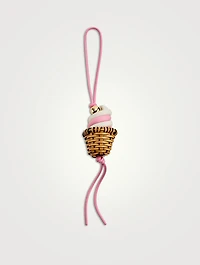 Loewe x Paula's Ibiza Ice Cream Leather Bag Charm