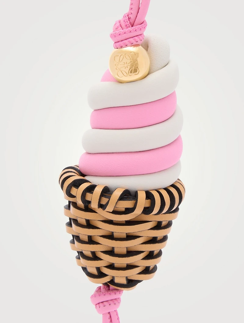 Loewe x Paula's Ibiza Ice Cream Leather Bag Charm