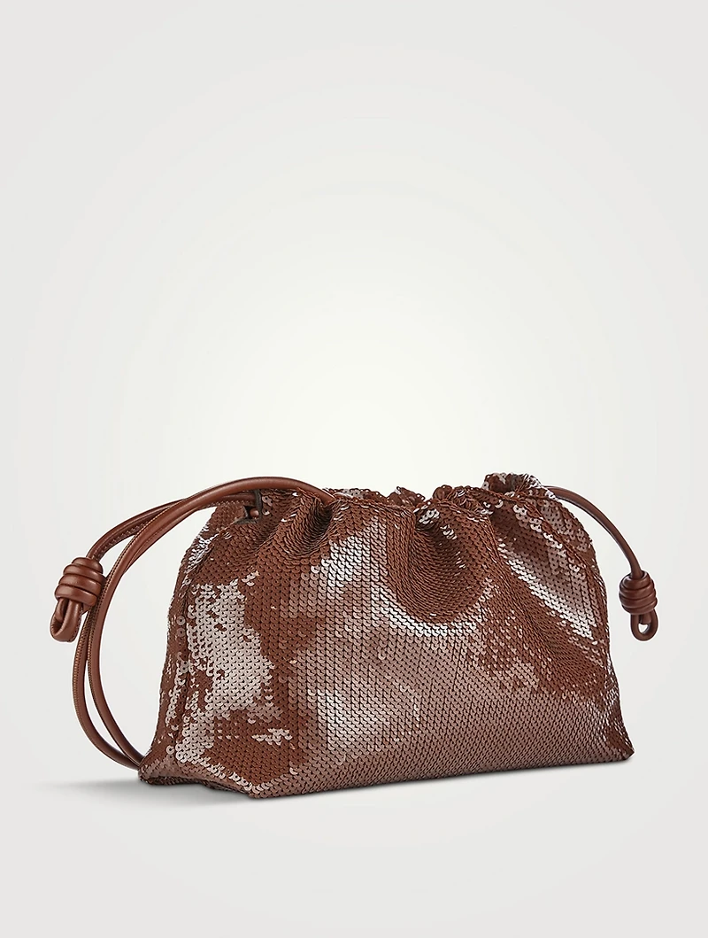 Medium Flamenco Sequin Purse With Donut Chain