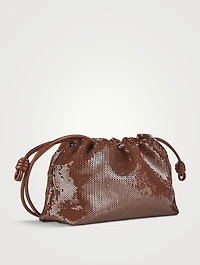 Medium Flamenco Sequin Purse With Donut Chain