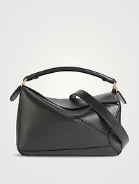 Small Featherlight Puzzle Leather Bag