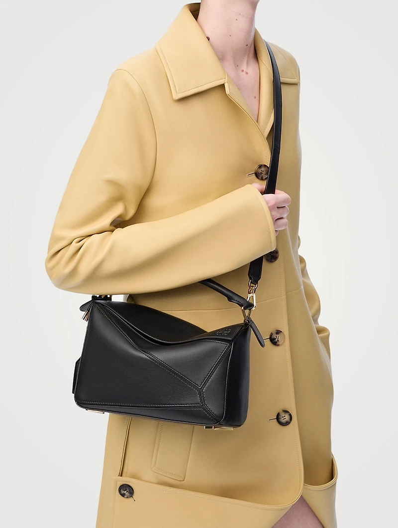 Small Featherlight Puzzle Leather Bag