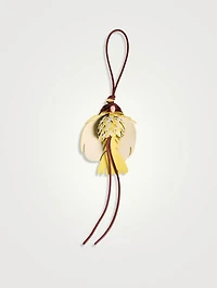 Bird Leather Bag Charm