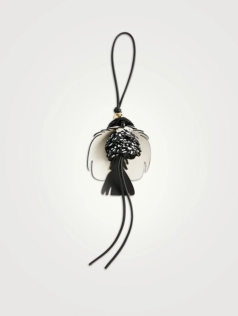 Bird Leather Bag Charm