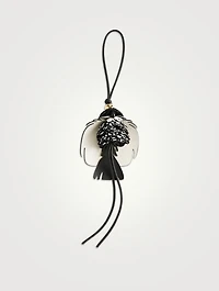 Bird Leather Bag Charm