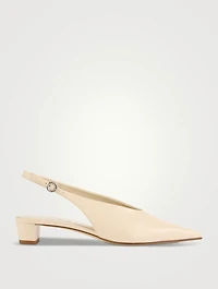 Clara Leather Slingback Pumps