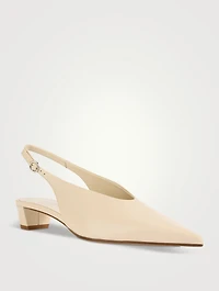 Clara Leather Slingback Pumps