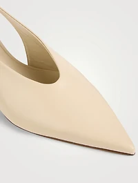 Clara Leather Slingback Pumps