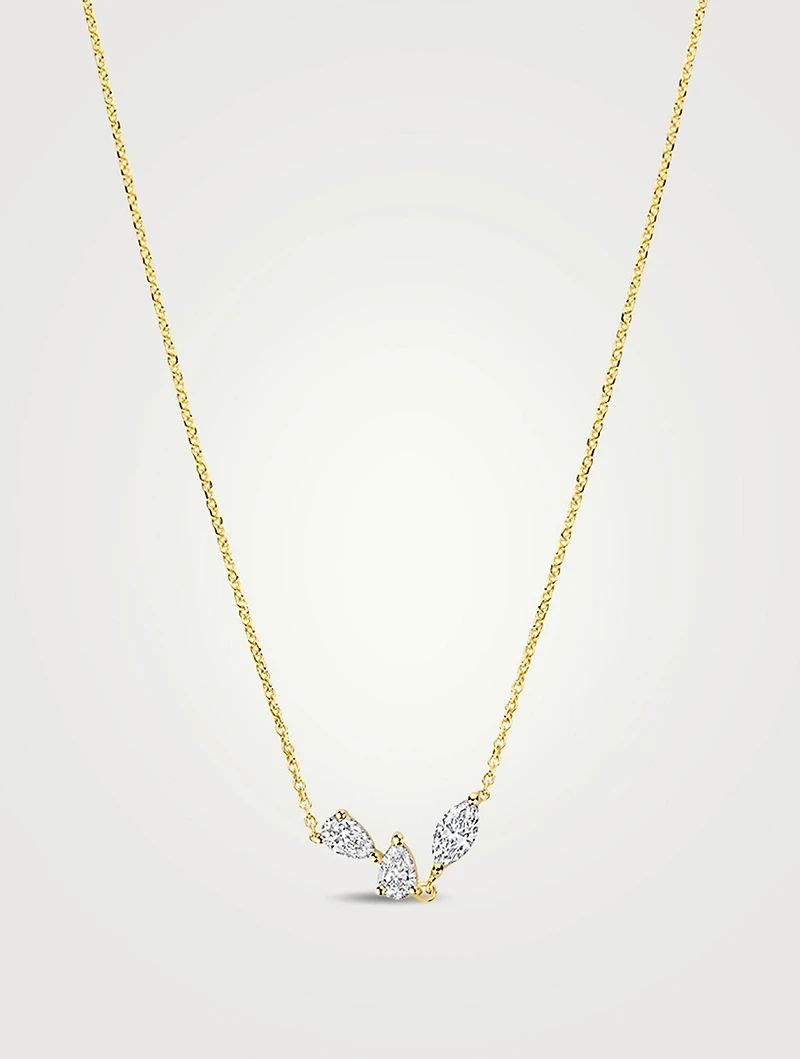 Dali 18K Gold Pendant Necklace