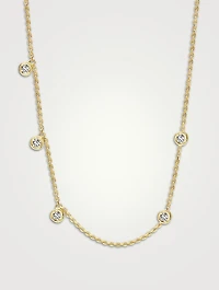 Ivy 18K Gold Station Necklace